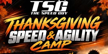 Thanksgiving Speed & Agility Camp advertisement by TSG.