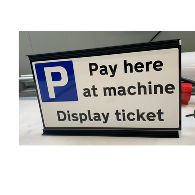 Car park signage example