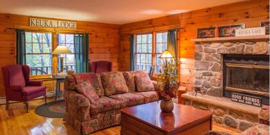 Keuka Lodge living room.