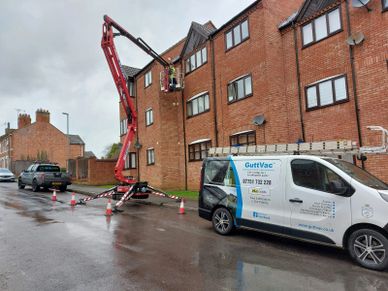 Commercial gutter cleaning Northamptonshire by GuttVac Guttering & Exterior Cleaning 