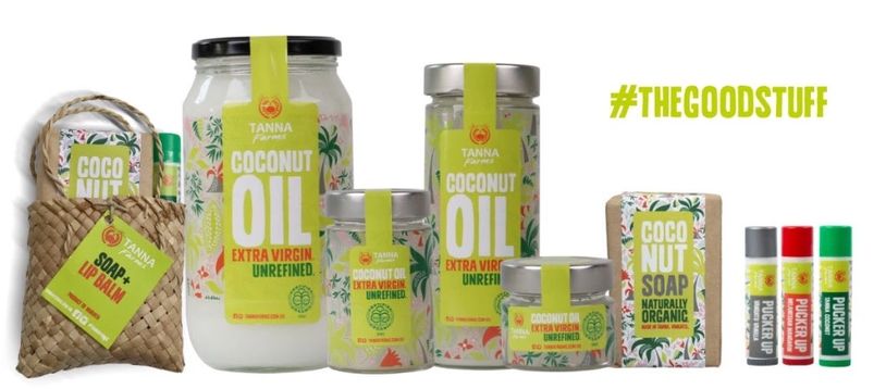 Tanna Farms Coconut Oil Range, Vanuatu