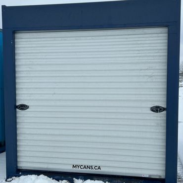10 foot shipping containers with roll up door