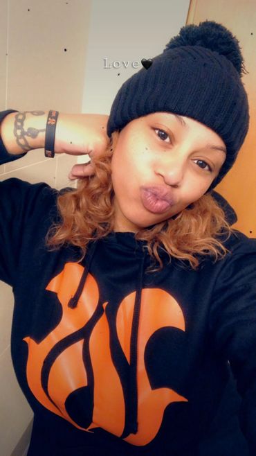 The females rocking the Wayne Flame Hoodie