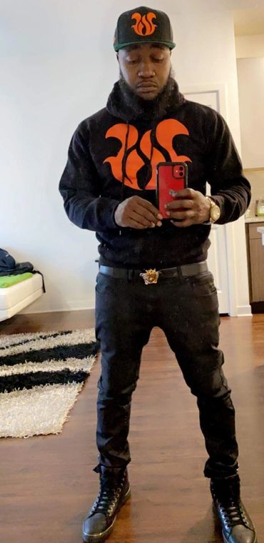 Wayne Flame Hoodie in G.A. sandbox family!!!