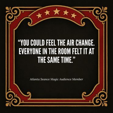 Magic Show testimonial: "You could feel the air change. Everyone in the room felt it at the same tim