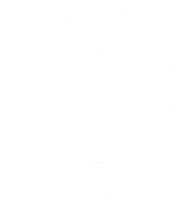Black and white sun with concentric circles.