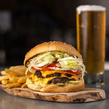 Smash Burger and Beer at Brick and Mortar