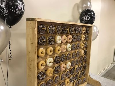 Rustic donut wall Hire
Donut wall hire