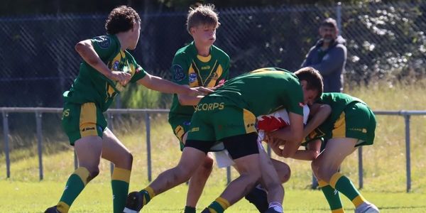 teenagers playing rugby league in lake macquarie