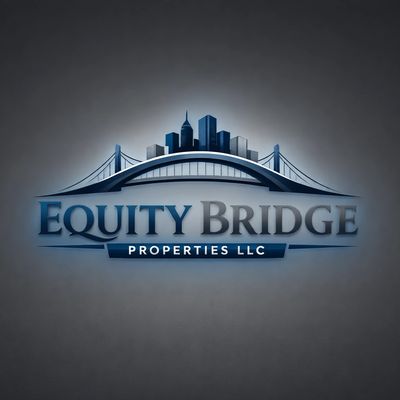 Logo of Equity Bridge Properties LLC with a city skyline and bridge design.
