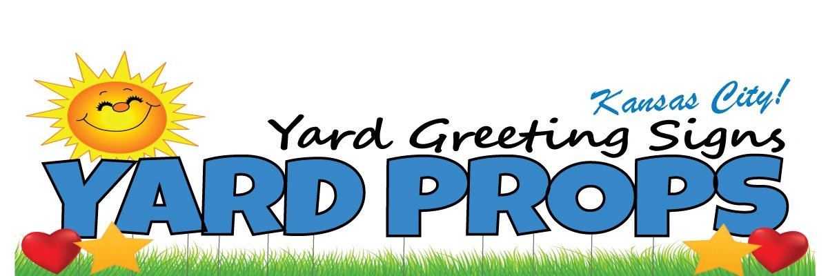 Yard Props Happy Anniversary Yard Sign Rental Service Company in Kansas City