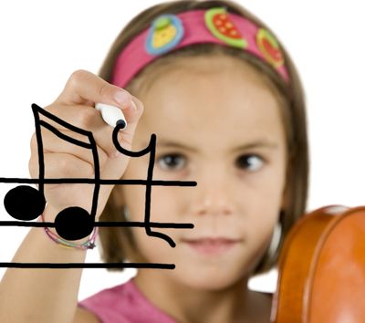 Children's music lessons for 7 and 8 year olds 