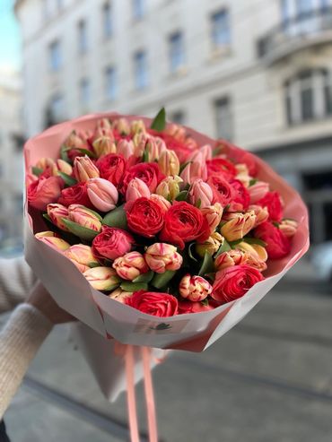 We make all bouquets individually for the customer.