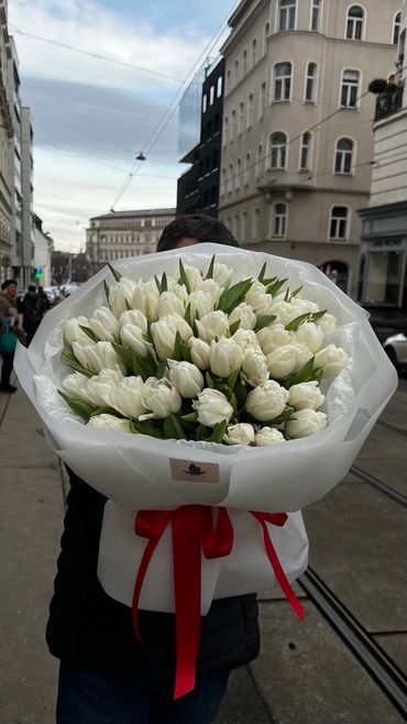 We make all bouquets individually for the customer.