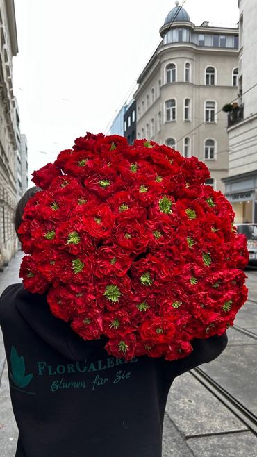 We make all bouquets individually for the customer.