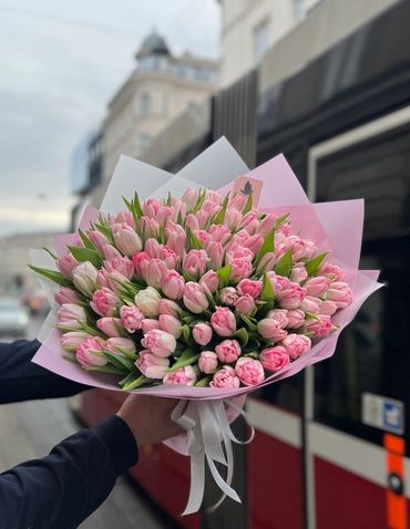 We make all bouquets individually for the customer.