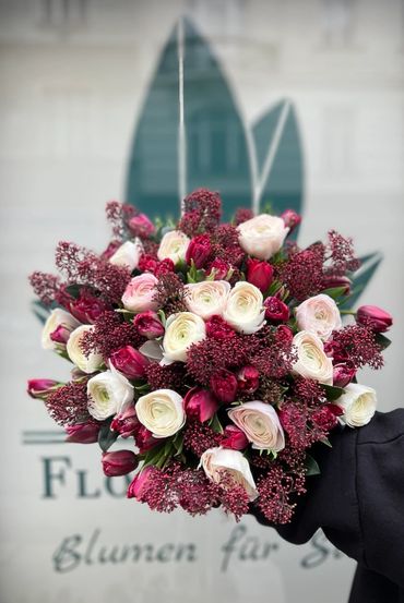 We make all bouquets individually for the customer.