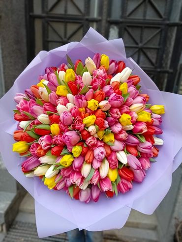 We make all bouquets individually for the customer.