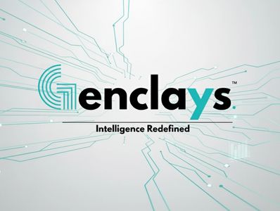 Enclays logo with the tagline 'Intelligence Redefined' and circuit-like design background.
