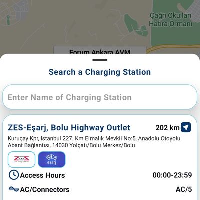 Şarj İstasyonu Ara