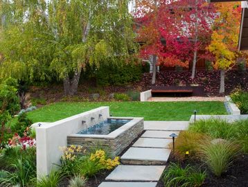 Garden Fountain located in Los Angeles, California. Timeless Ponds and Fountains
