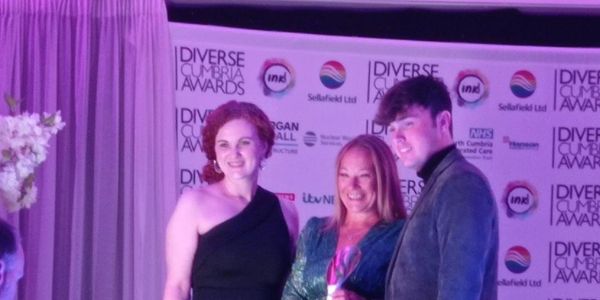 Our 2022 Furness Pride event won in the Diverse Event category at the Diverse Cumbria Awards