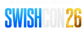 SwishCon 26 logo with Ryan Twiskwood Presents.
