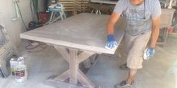 Custom finishes. solid wood furniture custom furniture. dining table