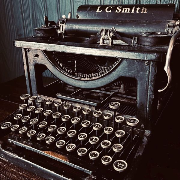 Vintage LC Smith typewriter