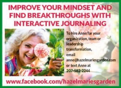 Advertisement for interactive journaling with Anne.