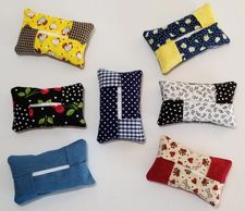 fabric travel tissue pouches