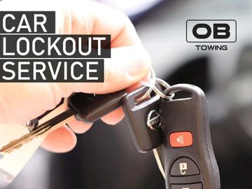 door lockout service, flatbed tow truck roadside assistance OB Towing, car lockout locksmith