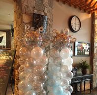 Whistler Balloon Works, custom balloon bouquets, latex balloon, Balloon Décor, decor, Arch, column