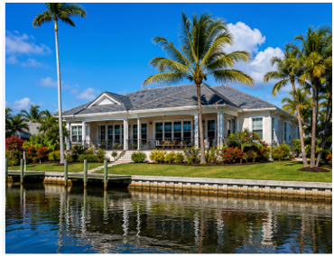 Florida waterfront home representing Ron Lilly’s Florida real estate and nationwide relocation services.