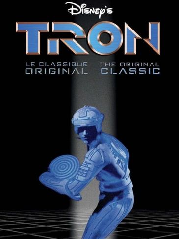 Poster for Disney's original TRON movie.