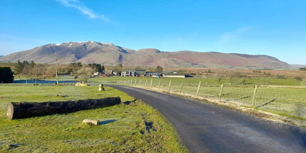blencathra view beautiful sunny day