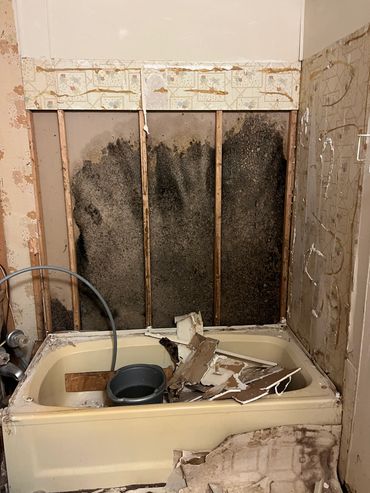 before and after photos of work in brook park, ohio