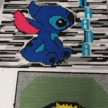 Hand sewed by my wife. Please allow 4 weeks for it to be made and delivered.