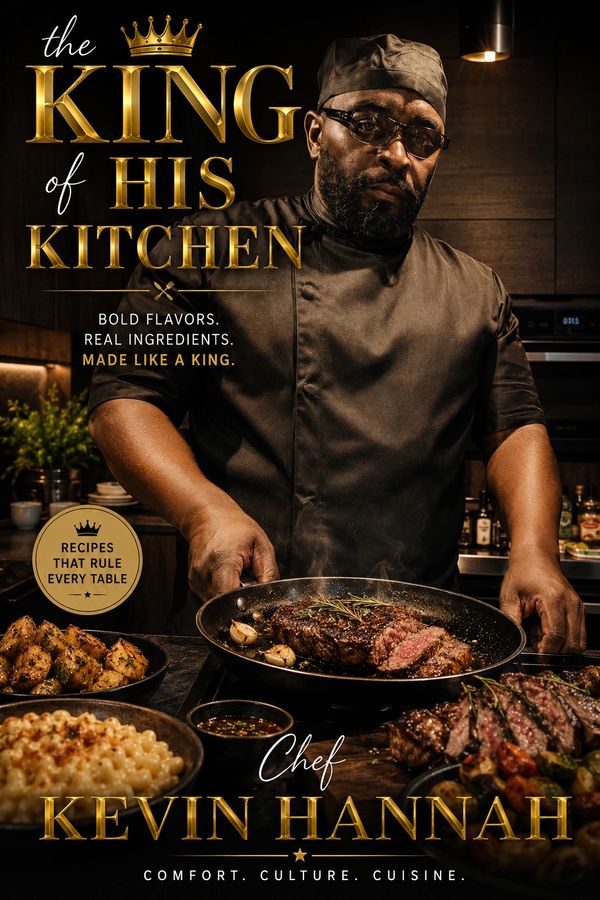 Chef Kevin Hannah, the king of his kitchen, prepares bold and flavorful dishes with real ingredients.