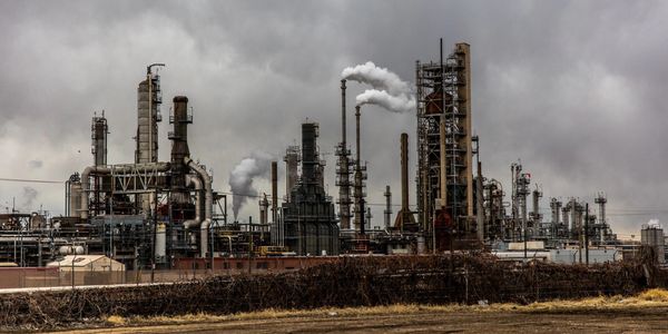 an industrial factory