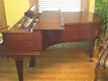 Restored vintage piano