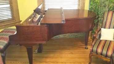 Restored vintage piano