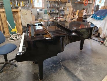 Restored vintage piano