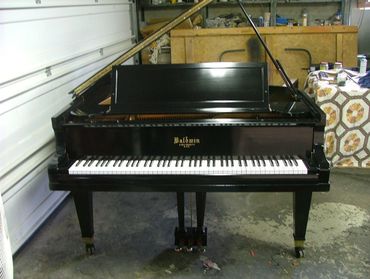 Restored vintage piano