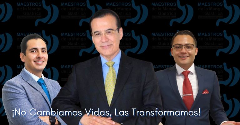 Maestros De La Manga Gastrica. Dr Cesar Hernandez Elenes, Dr Antonio Gaytan, Dr Cuauhtly Gallegos