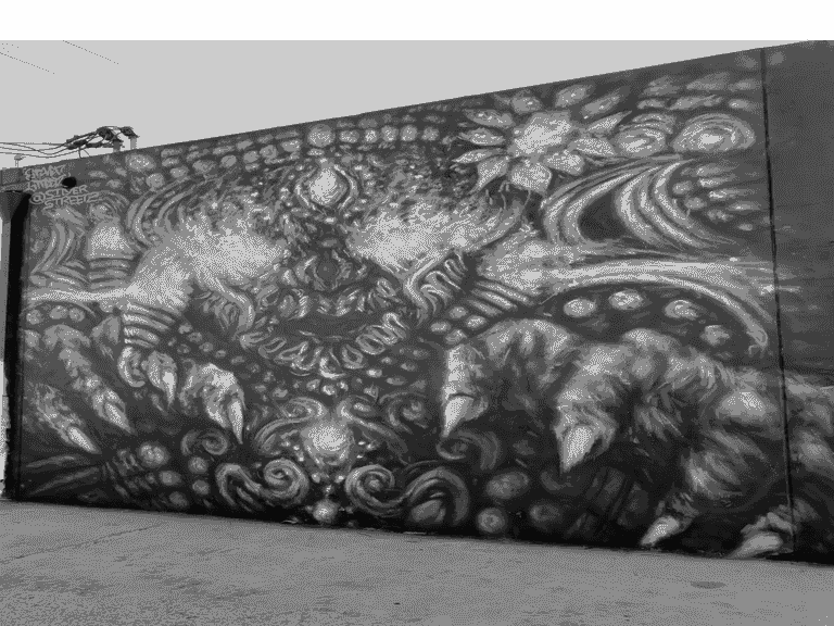 SilverStreetz Wall Mural Gardena, California for PrintOnTees by SCOPEINC