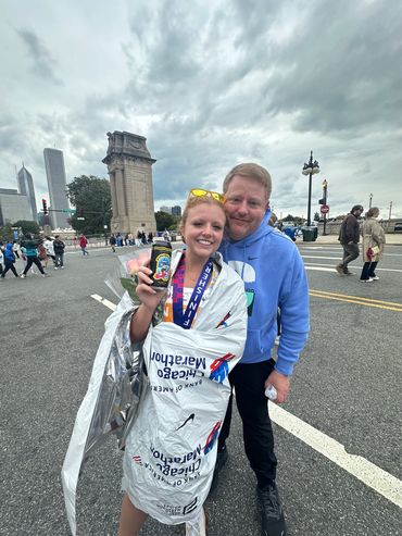 Chicago Marathon with Taylor - October 2203