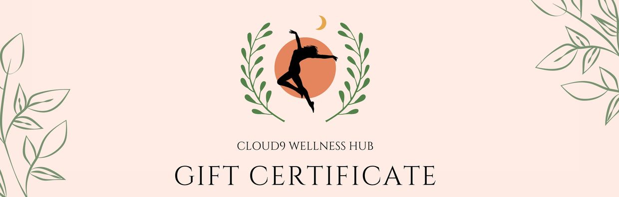 gift voucher, gift certificate, cloud9 wellness hub jessica ashby