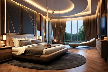 modern luxury bedroom interior design