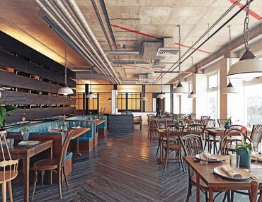 minimalistic restaurant design